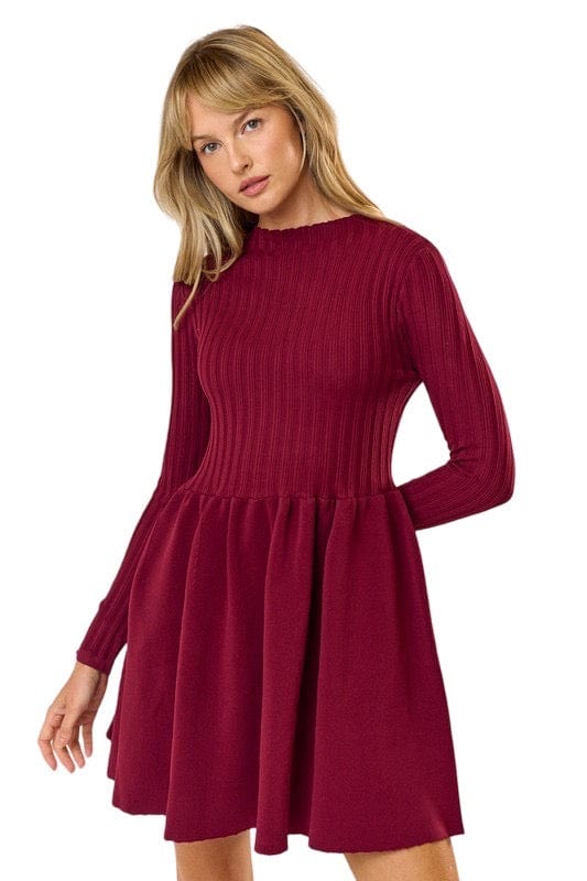 Ruby ribbed sweater dress