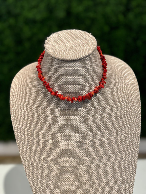 Red rock necklace