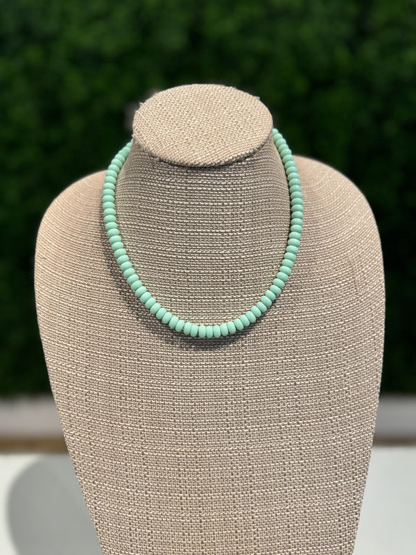 Mint Rondell necklace