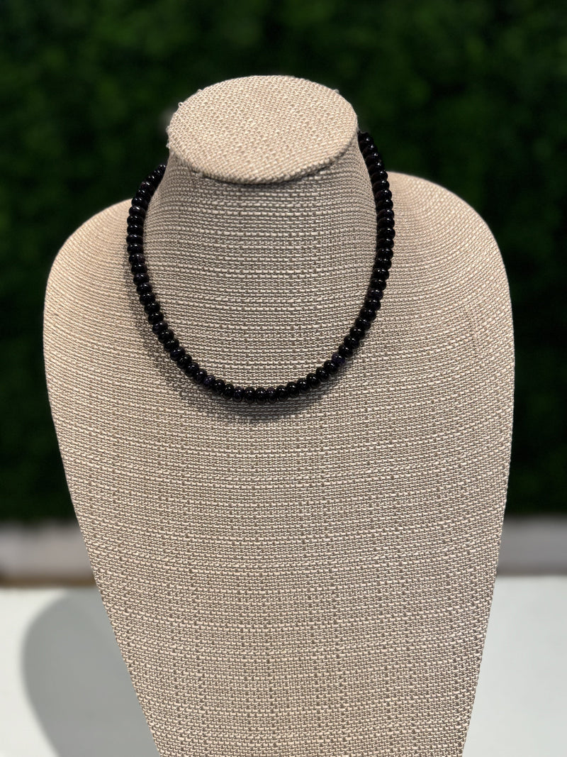 Black Rondell necklace