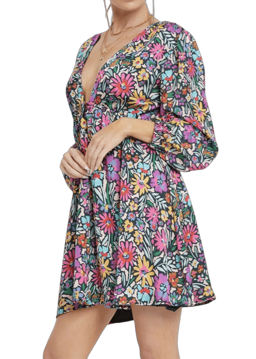Party floral Leona mini dress
