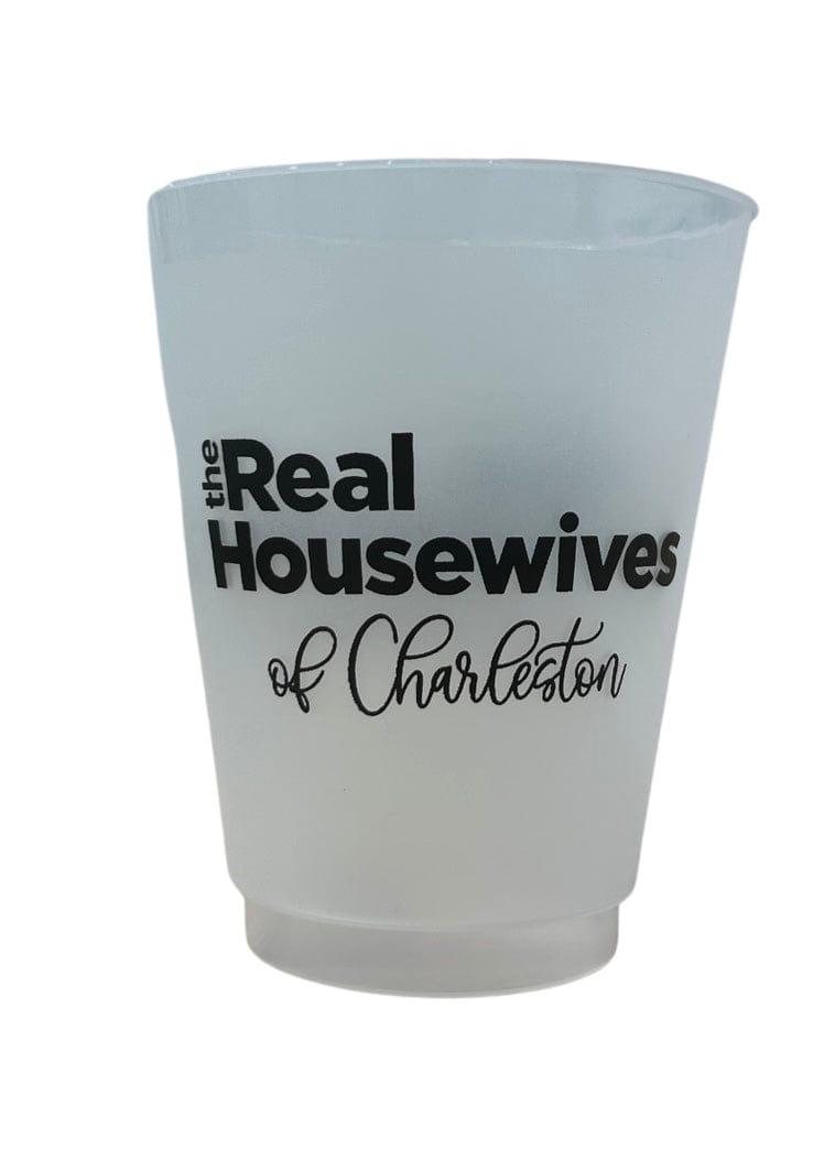 Real housewives of Charleston frosted cups - set of 10